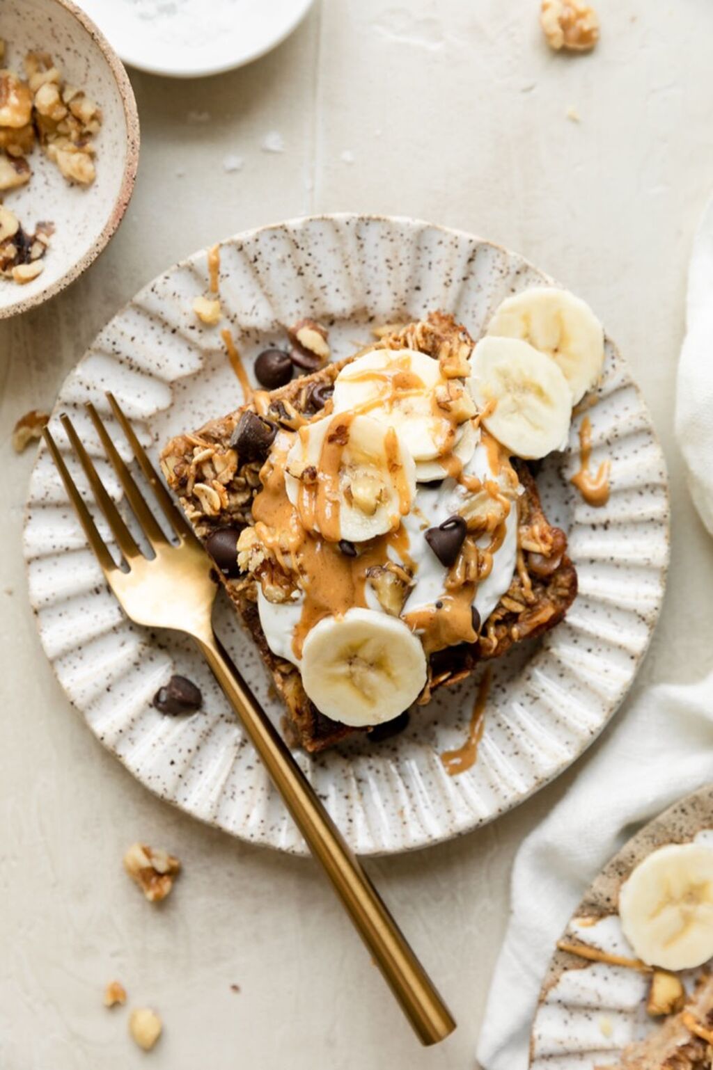 Banana Chocolate Chip Baked Oatmeal