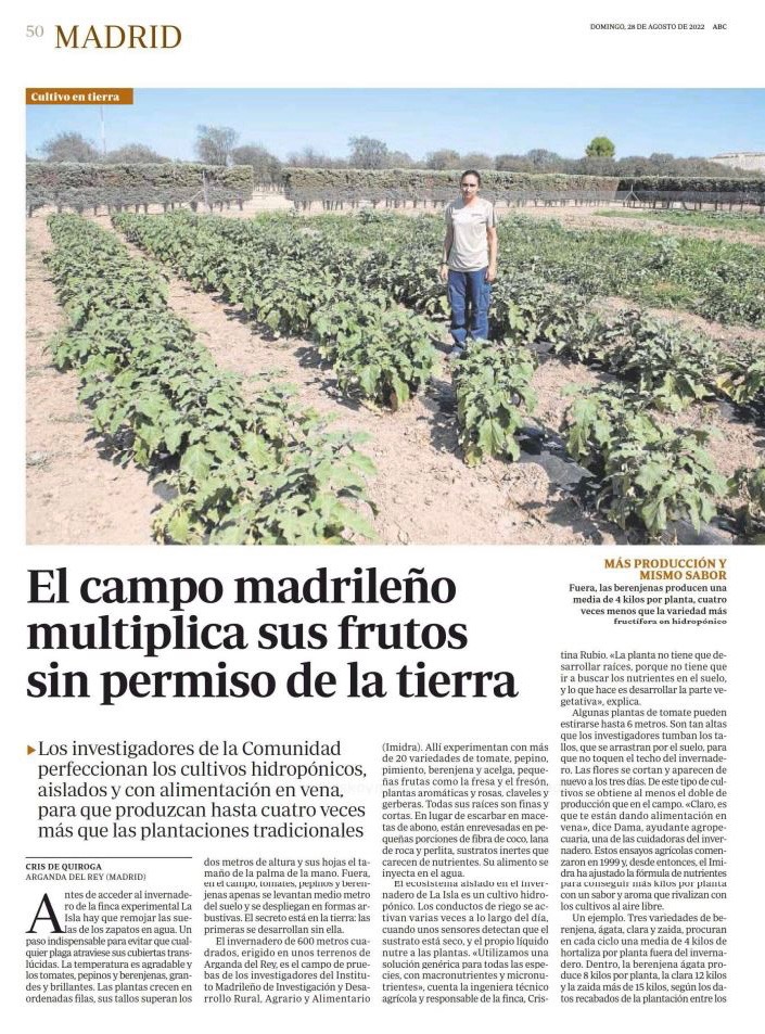 ABC. El campo madrile&ntilde;o multiplica sus frutos sin permiso de la tierra