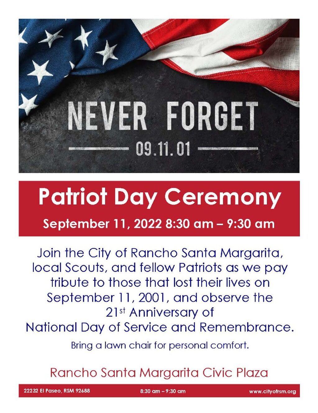 Patriot Day Commemoration