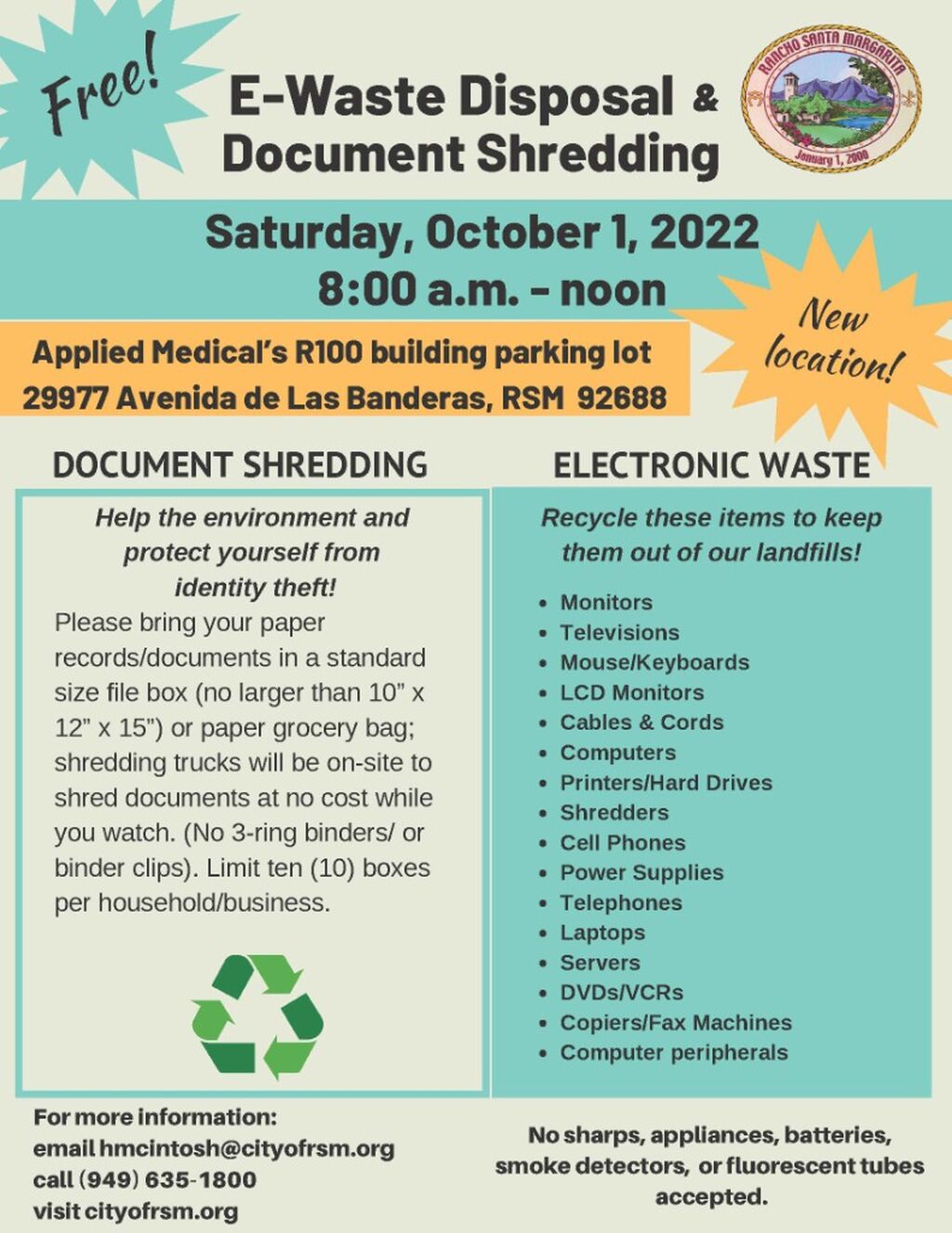 Electronic Waste and Document Shredding