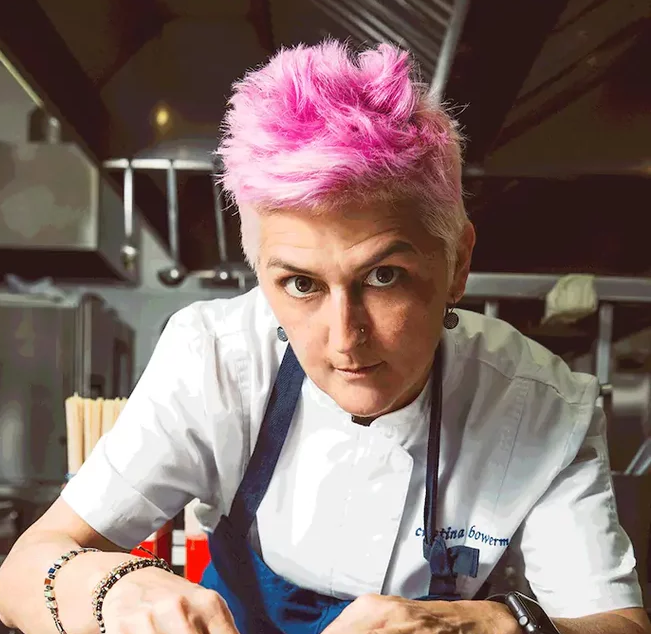 CHEF CRISTINA BOWERMAN OF GLASS HOSTARIA