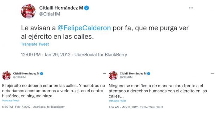 Ahora callan como momias: as&iacute; se quejaban en Twitter por ver al Ej&eacute;rcito en las calles