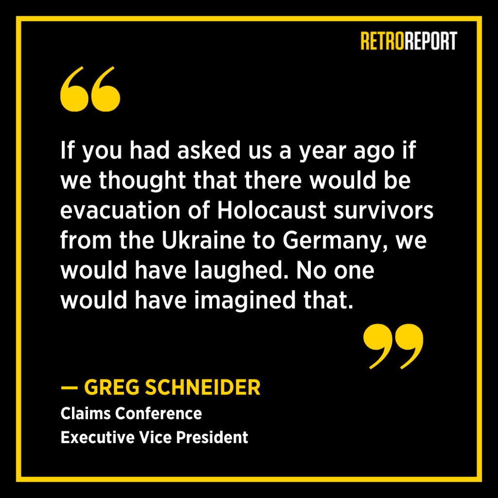 Holocaust Survivors Fleeing Ukraine Find New Home in Germany