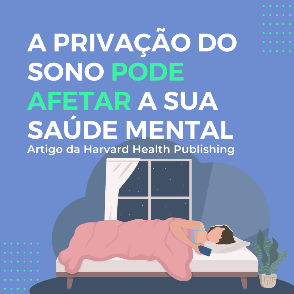Sono e sa&uacute;de mental