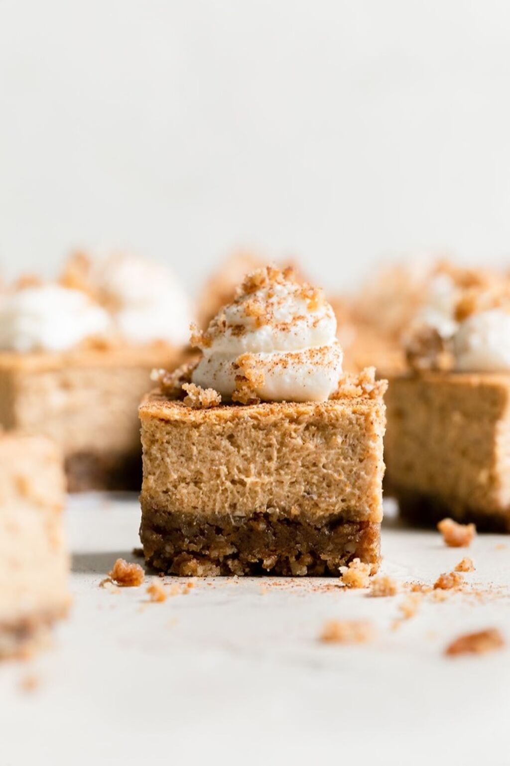 Mini Pumpkin Cheesecake Bars