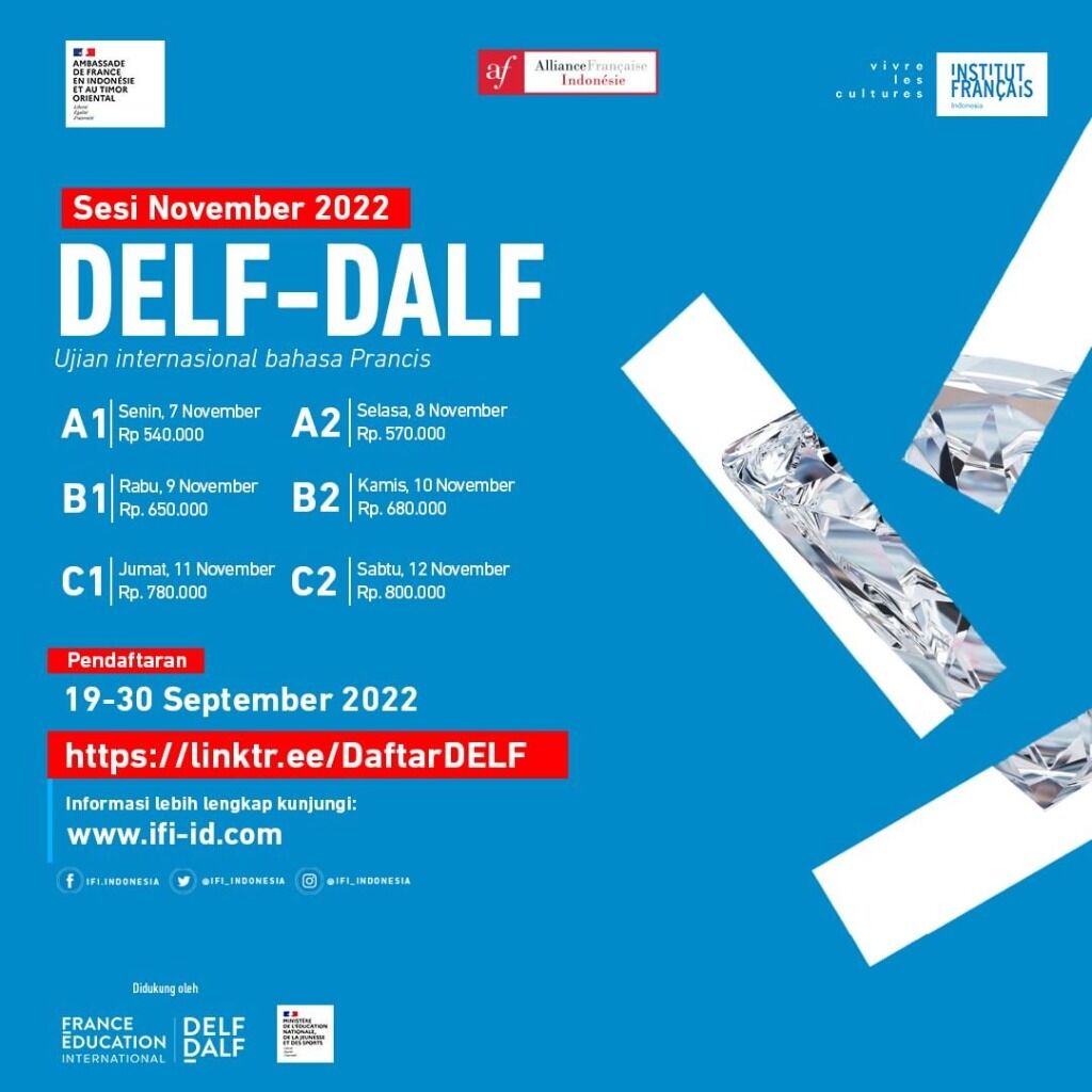 PENDAFTARAN DELF-DALF NOVEMBER 2022