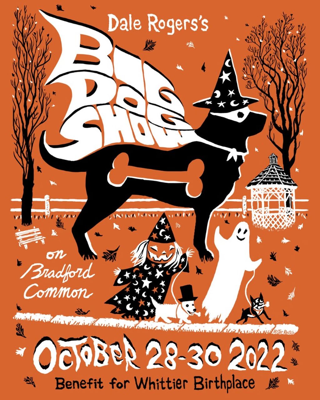 Big Dog Show Oct 29, 2022 by Whittier Birthplace 