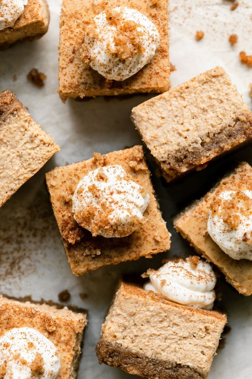 Mini-Pumpkin Cheesecake Bars