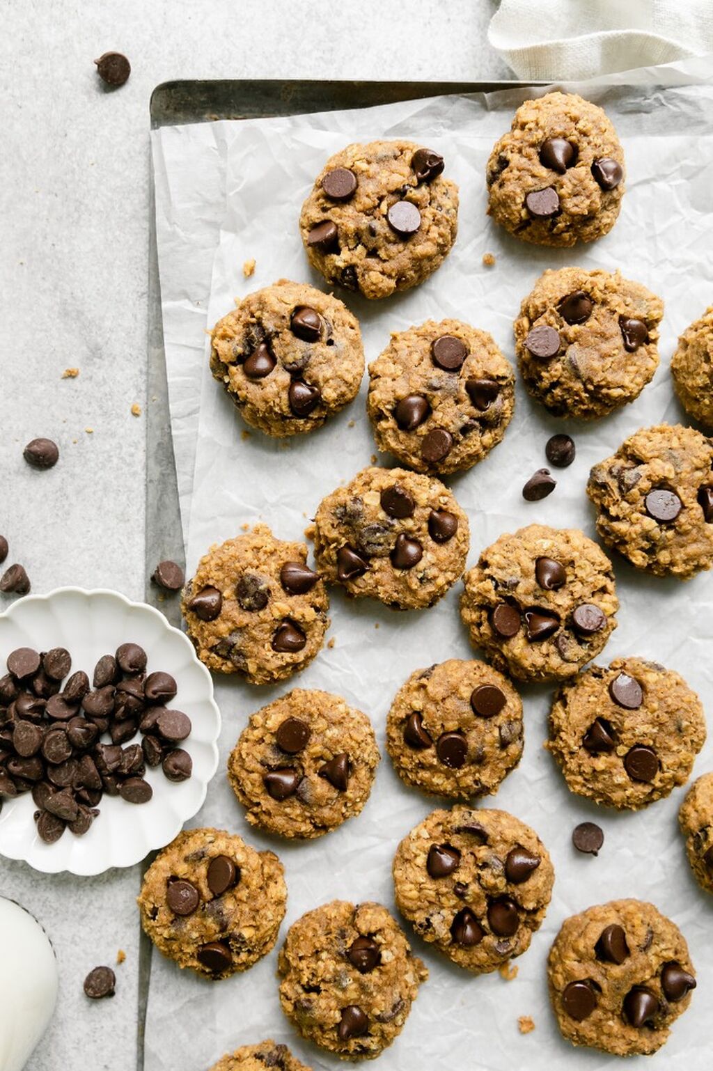 Oatmeal Pumpkin Chocolate Chip Cookies