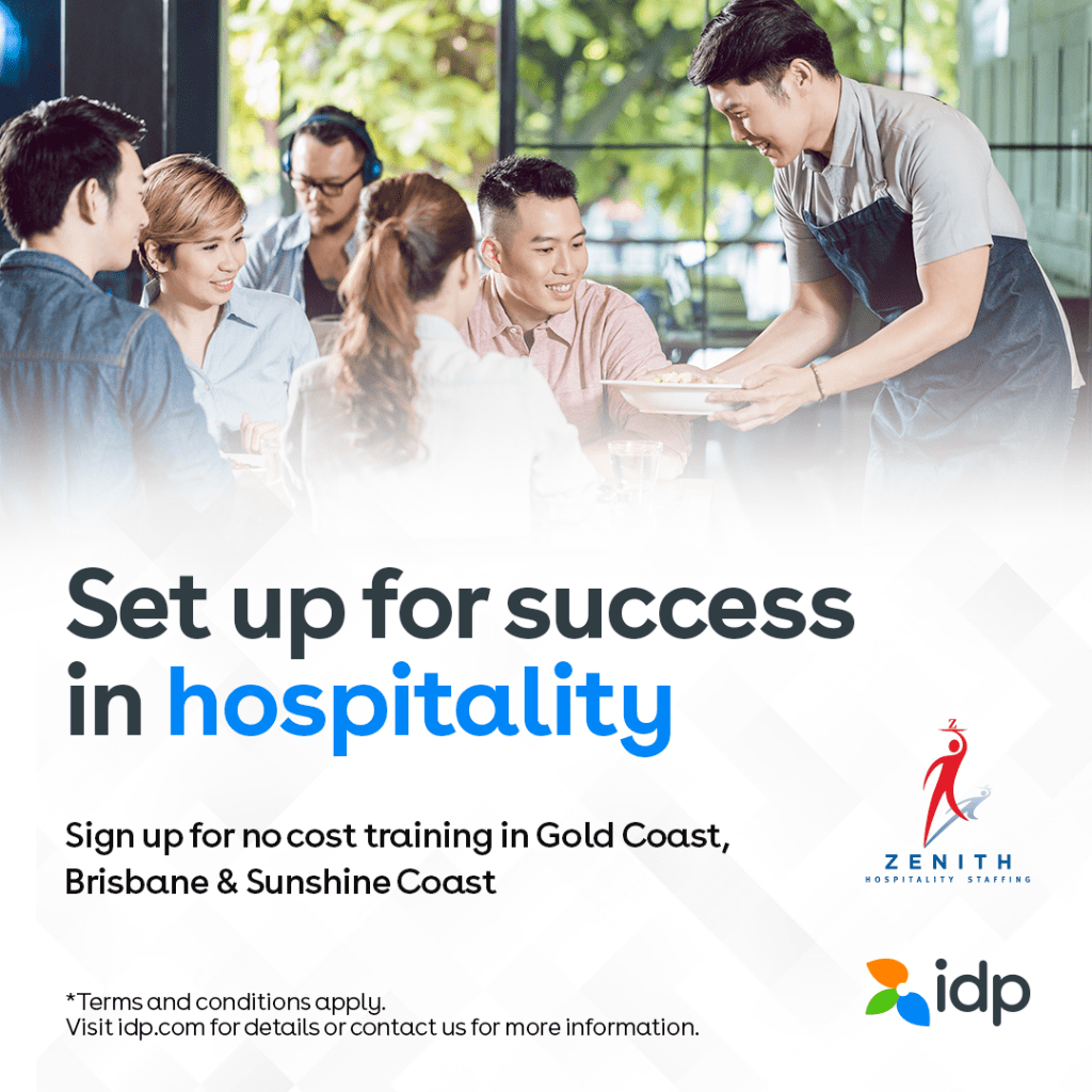 No cost training in QLD for students