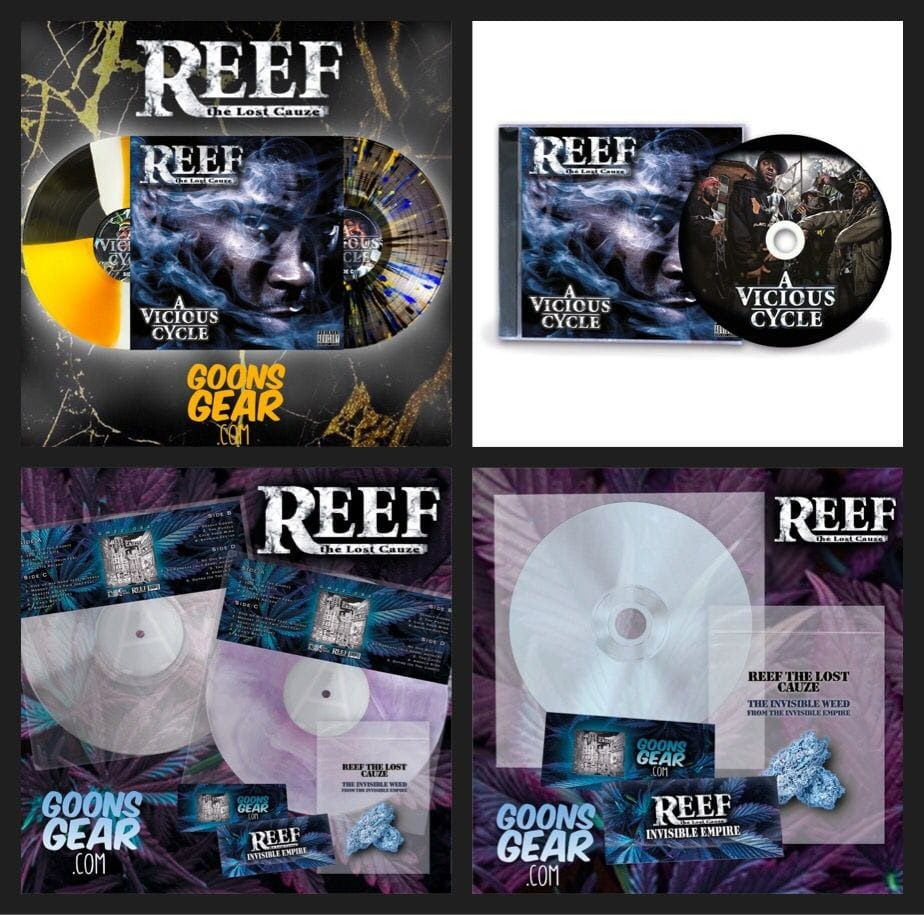 Reef The Lost Cauze - A Vicious Cycle 15 Year Anniversary + Invisible Empire 20 Year Anniversary Packs