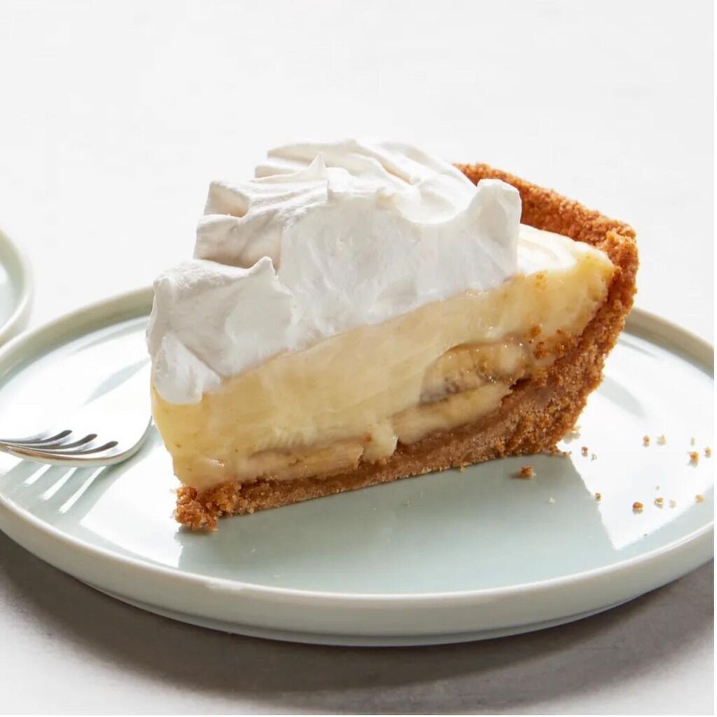 Banana Cream Pie with Bourbon Whipped Cream