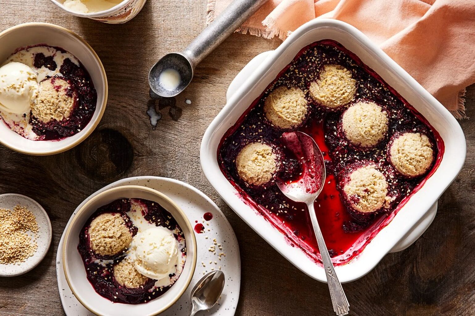 Blackberry Fonio Cobbler