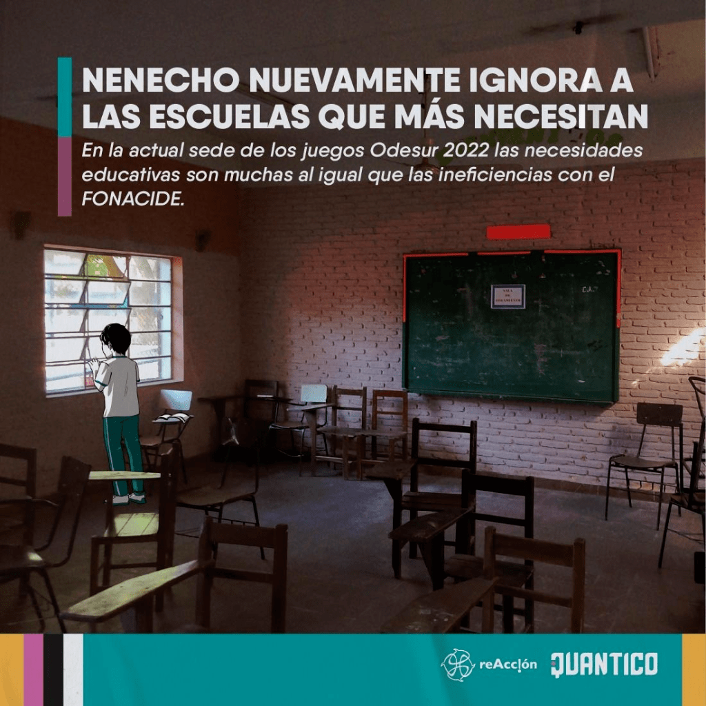 Nenecho nuevamente ignora a las escuelas m&aacute;s necesitadas