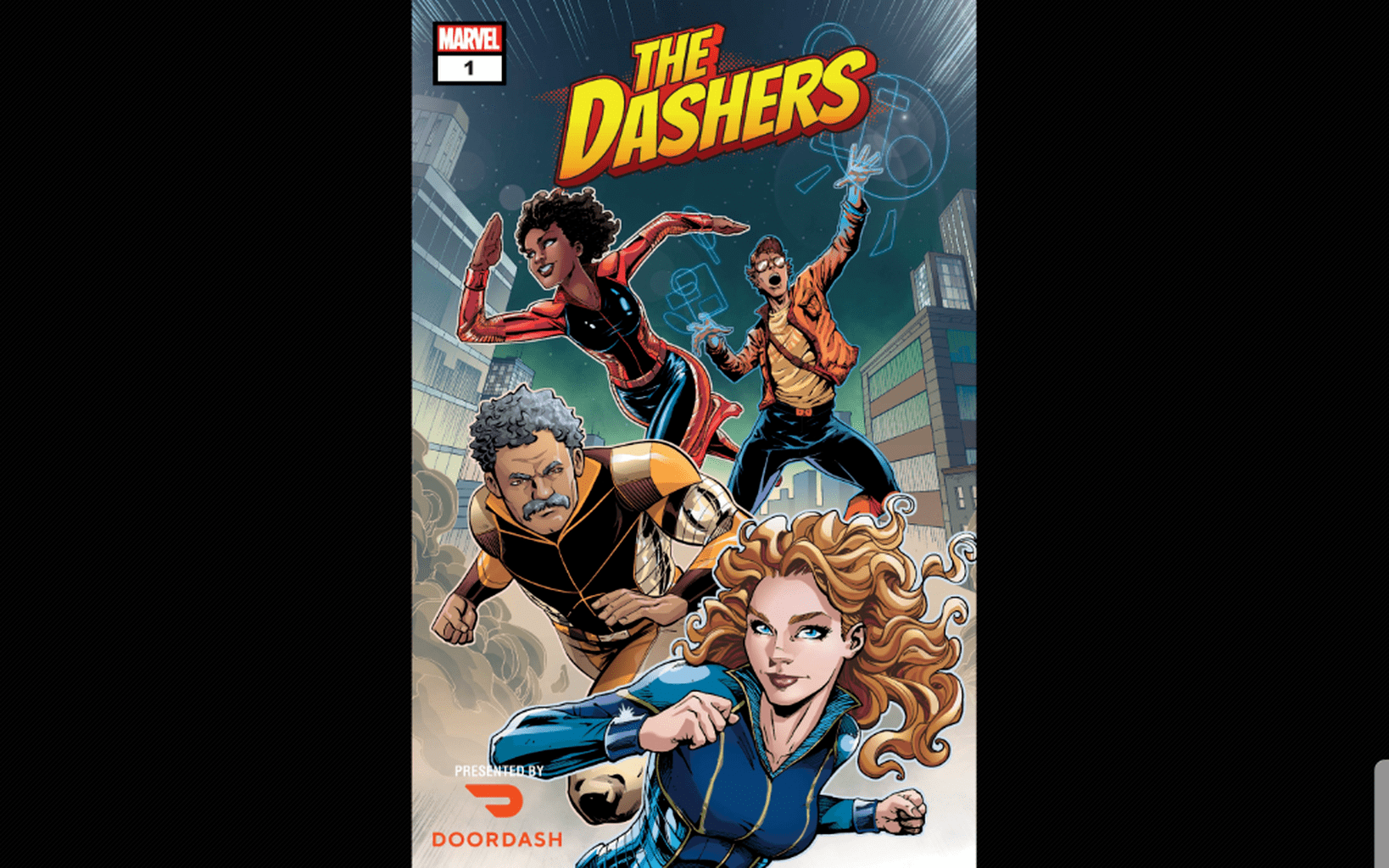 DOORDASH AND MARVEL TURN DELIVERY PEOPLE INTO SUPERHEROES