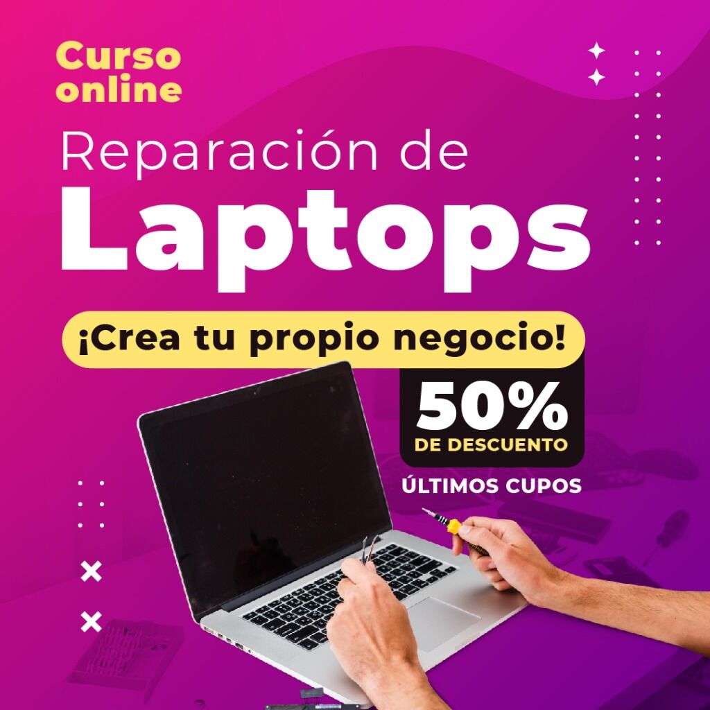 Informaci&oacute;n curso reparaci&oacute;n laptop
