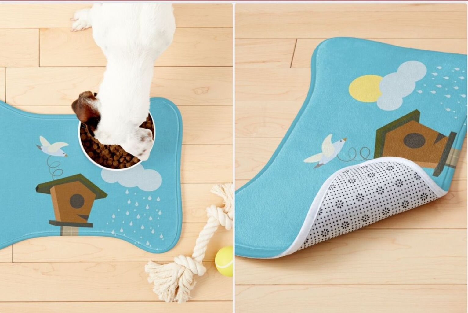 Seagull at the Beach Pet Mat