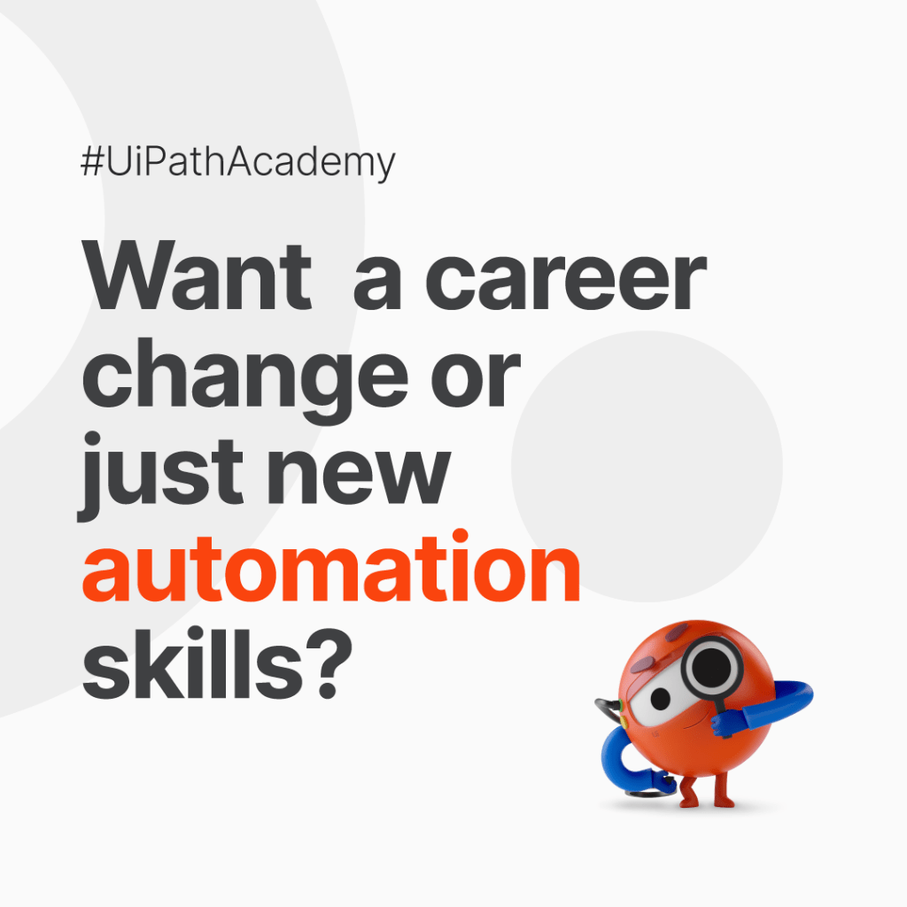 RPA Developer Foundation Training Plan