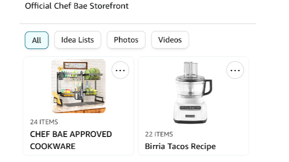 Chef Bae&rsquo;s Amazon Store 
