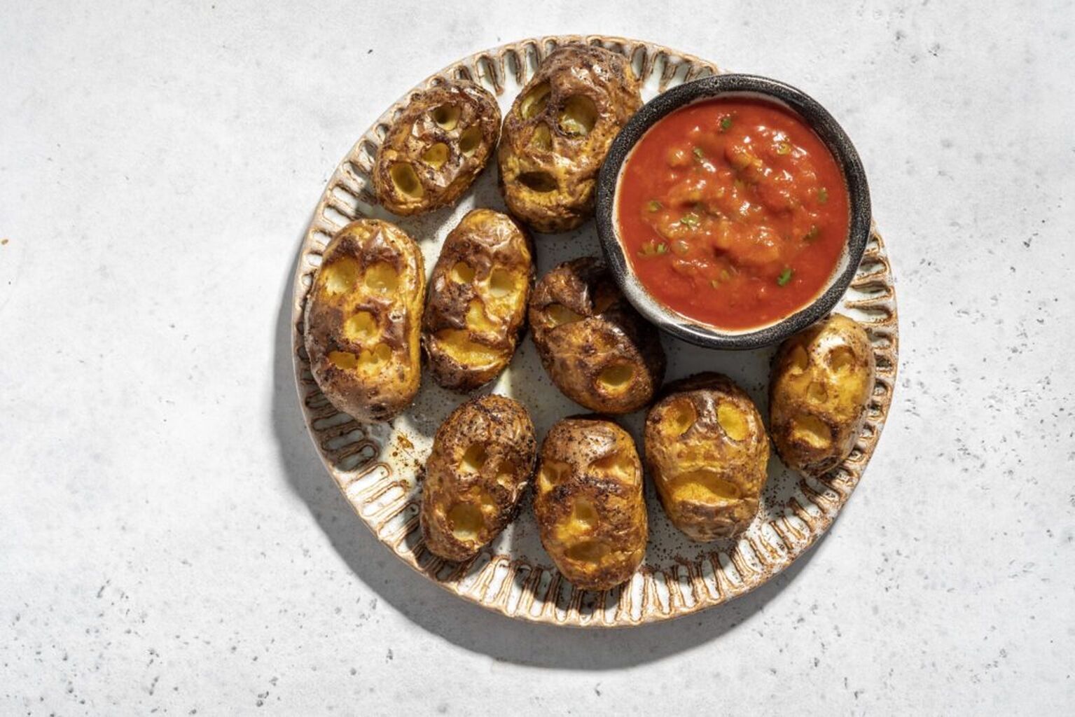 Shrunken Head Potatoes