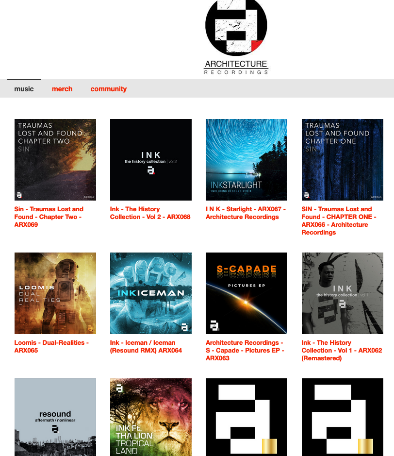 Architecture Recordings Bandcamp